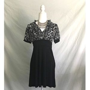 Black Zebra Dress - Enfocus Studio